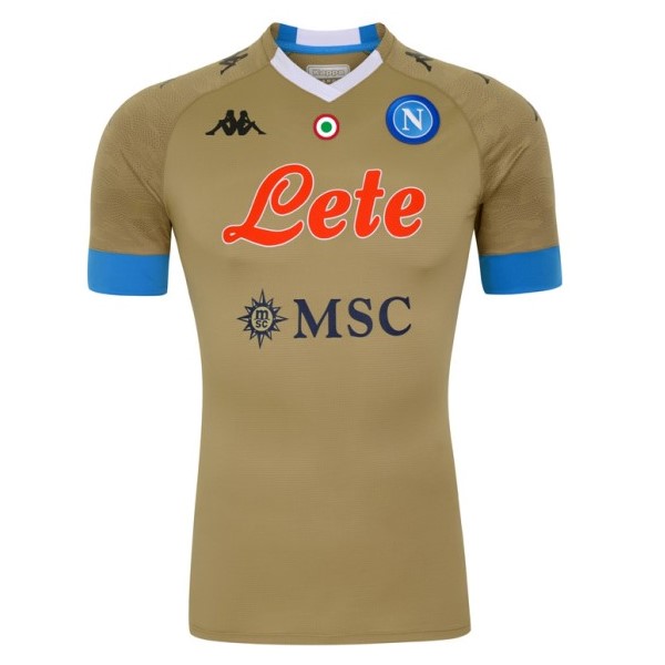 Tailandia Camiseta Napoli Primera Equipación Portero 2020-2021 Marron